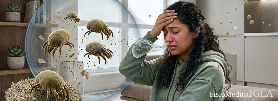 Allergia agli acari della polvere: sintomi e strategie di prevenzione.